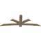 Ekena Millwork Davenport Rough Sawn Timber Gable Bracket, Douglas Fir, 96"W x 36"H x 2"D x 6"F, 9/12 Pitch GBW096X36X0206DAV00RDF - alternate 3